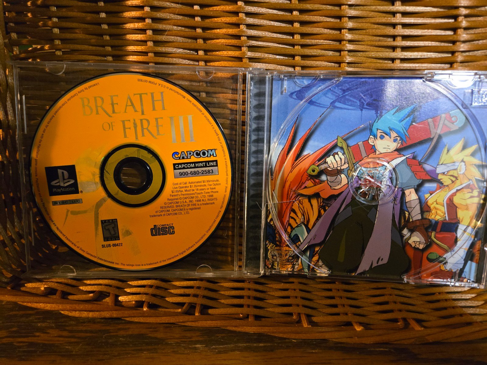 PS1 - Breath of Fire III (1998) no manual