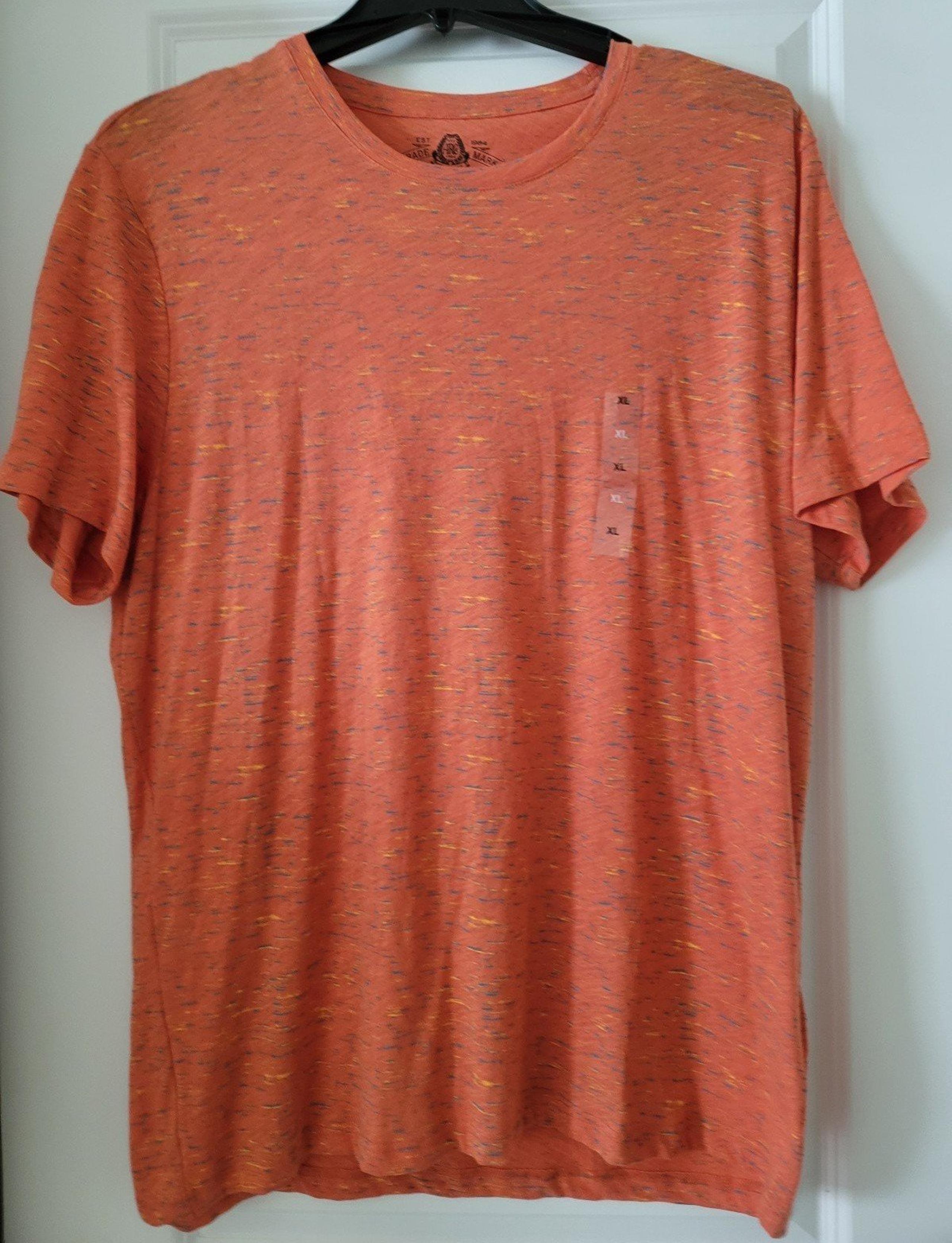 Mens Light Orange AMERICAN RAG "Comfy" T-Shirt XL NWT