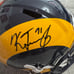 Kobie Turner signed autograph full size LA Rams throwback replica replica helmet