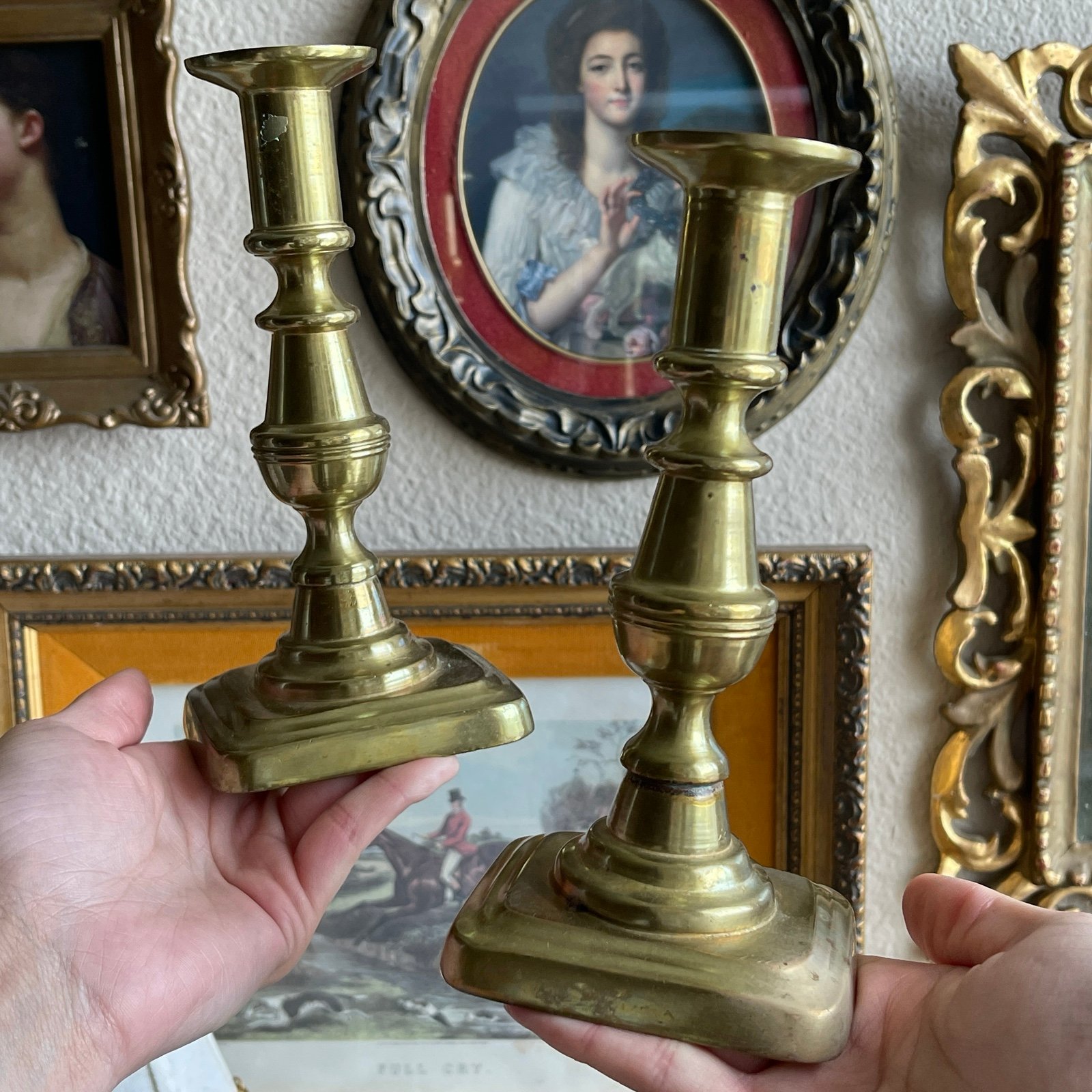 Brass Candle holder set