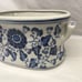 Beautiful Hard To Find BLUE AND WHITE JAPANESE FOOT BATH!