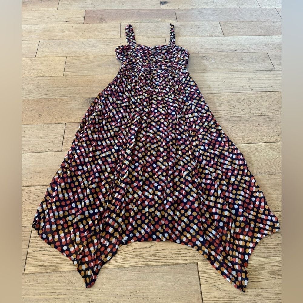 Mauve Frankie Sweetheart Maxi Fall Dress Women's Sz 8