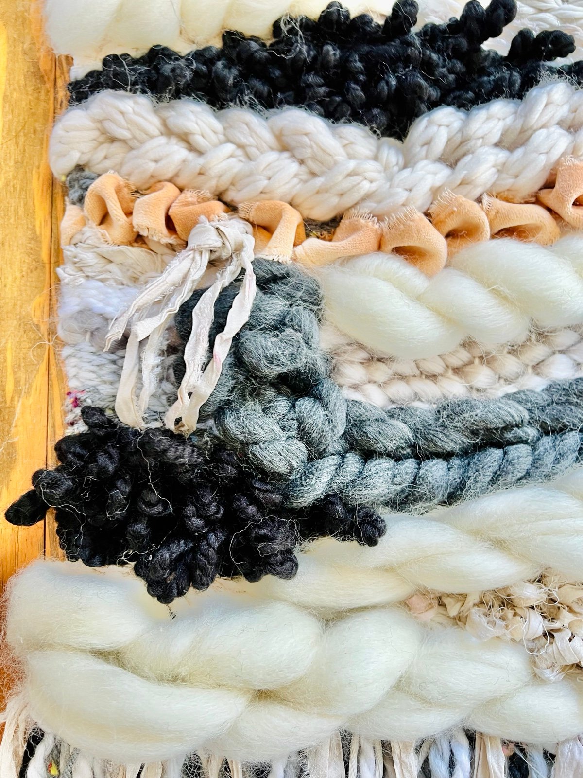 Woven wall hanging Fall