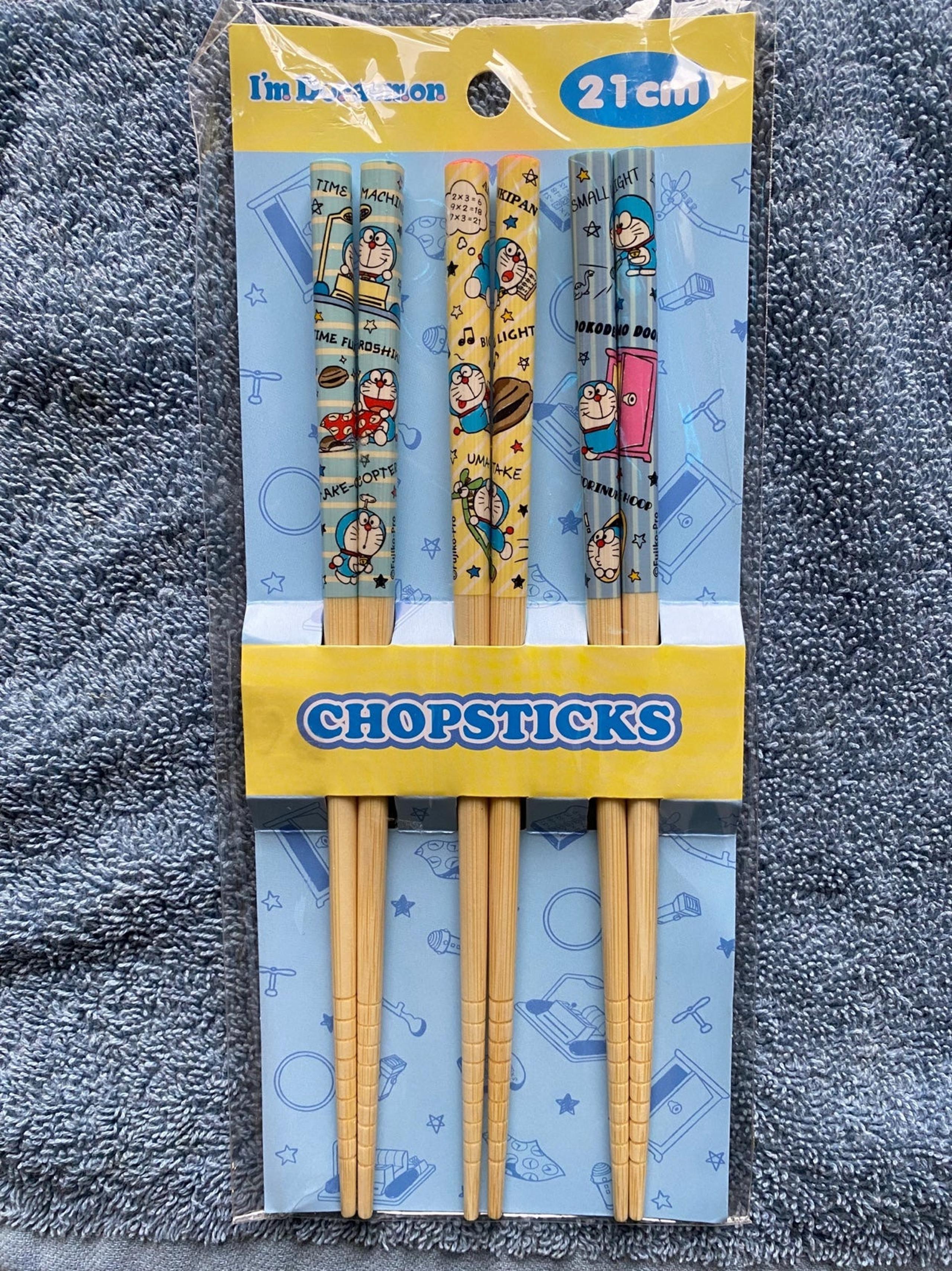 Doraemon chopsticks 3 pairs (NEW)