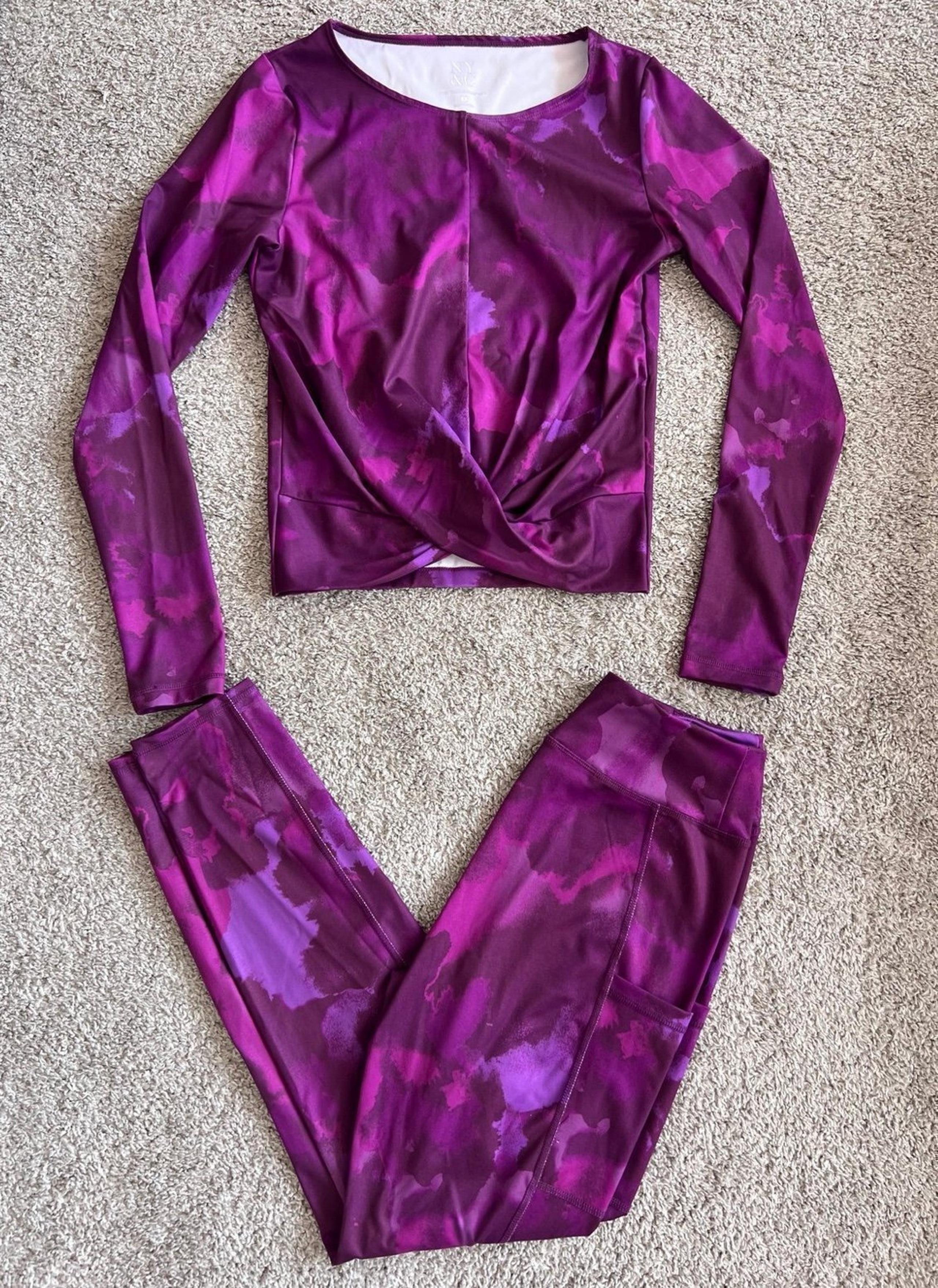 Two Piece Yoga/Athletic Outfit bundle by New York & Co Bundle Sz Small