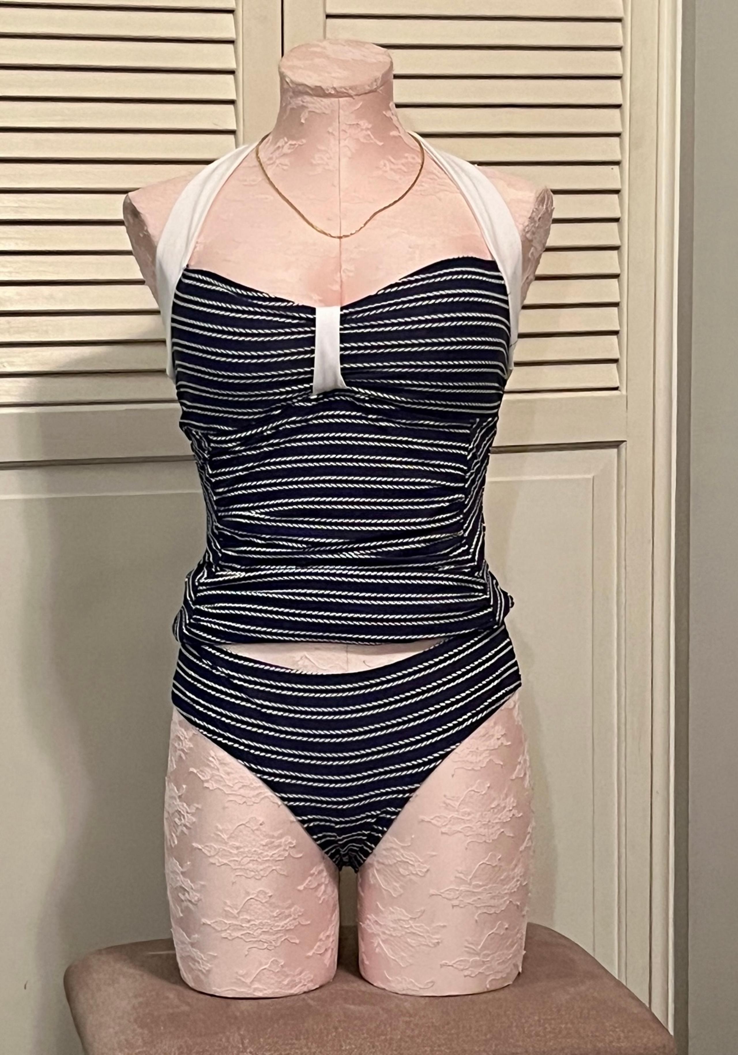 Halter Two Piece Tankini Bathing Suit