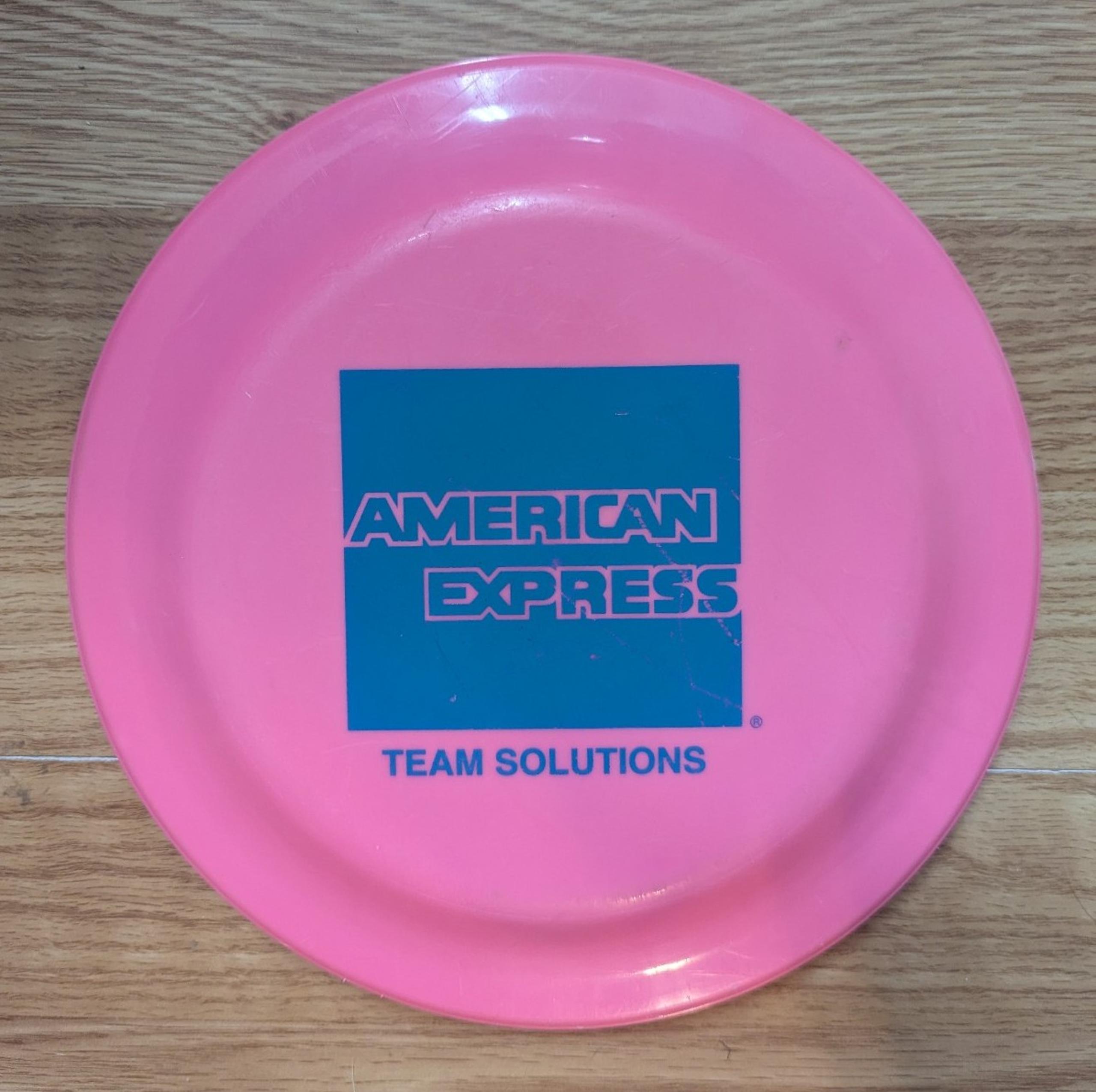 American Express Team Solutions frisbee