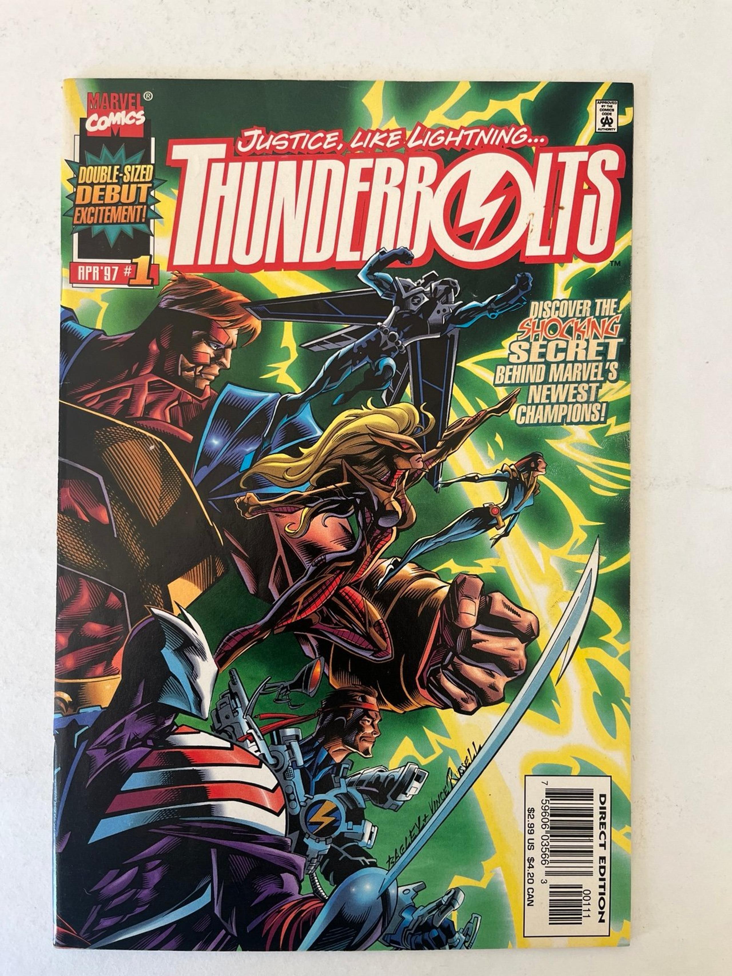 Thunderbolts 1 1997 Marvel Comic Book