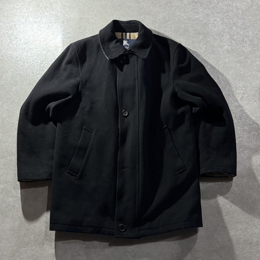 人気アイテムランキング(新品)  Burberry Wool Double Zip Single P Coat ジャケット・アウター