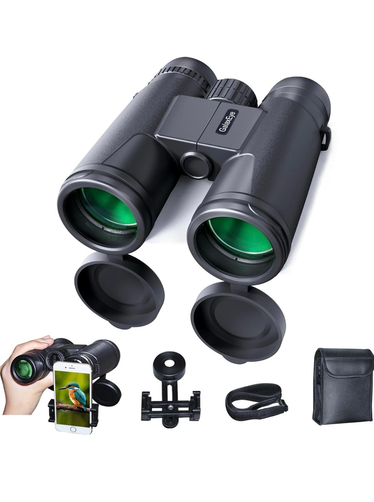 Binoculars for Adults 12x42 with carry bag—brand new