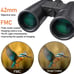 Binoculars for Adults 12x42 with carry bag—brand new