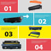 4x Toner Cartridge Replacement for Samsung MLTD116L D116L MLT D116L 116L