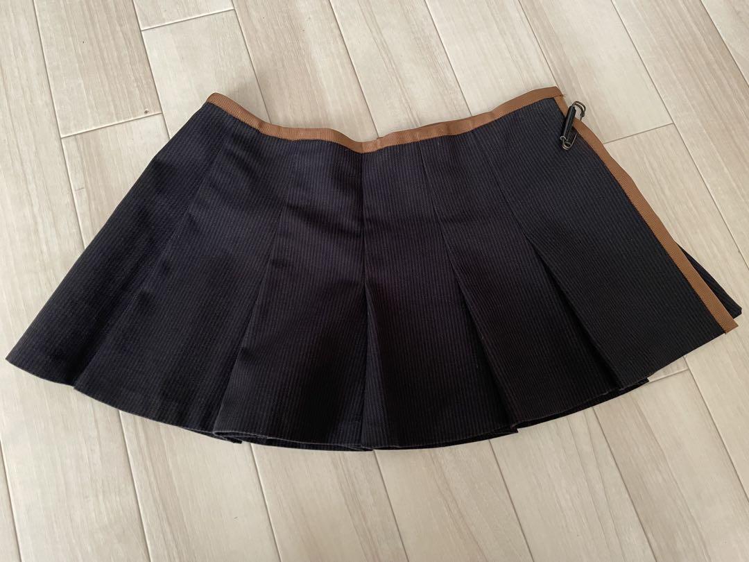 io* Black pleated skirt
