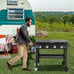 35 Inch Gas Griddle Cooking Station 4 Burner Flat Top Gas Grill Propane Fuelled