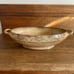 Vintage Stained Crazed Serving Bowl