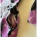 Victoria’s Secret XS Tie Dye Emroidered Love Pink Jersey 1/4 Zip Sweater
