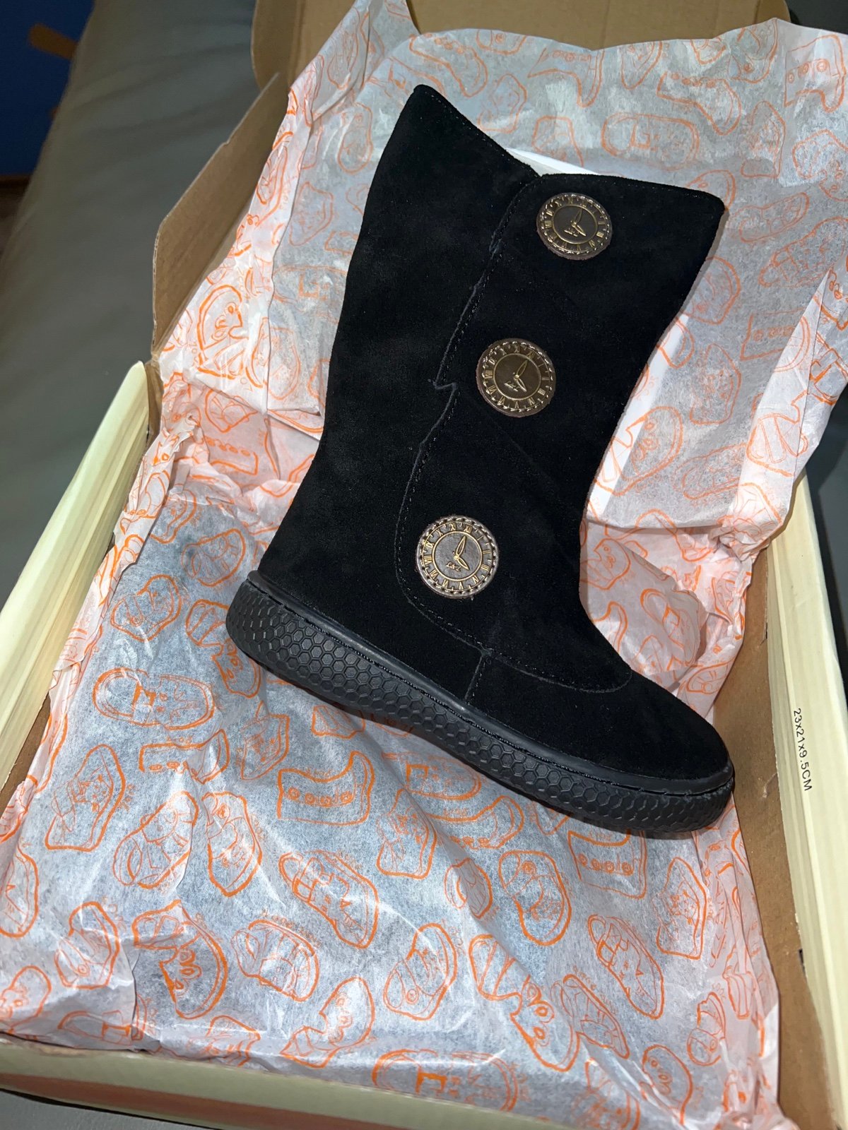 Livie & Luca boots new NIB tempo black suede size 8