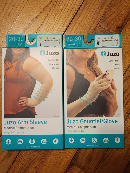 Juzo Compression Sleeve & Gauntlet/Glove