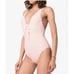 Onia Iona Pink Leopard One-Piece Swimsuit Size Small