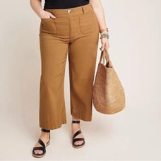 Maeve The Colette Wide Leg Cedar Pants size 24W NWT Anthropologie