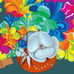 Tropical Wedding Cake Topper/Centerpiece