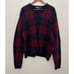 VTG Polo by Ralph Lauren Men XL100% Lambswool Plaid Sweater Grandpacore Holiday