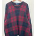 VTG Polo by Ralph Lauren Men XL100% Lambswool Plaid Sweater Grandpacore Holiday