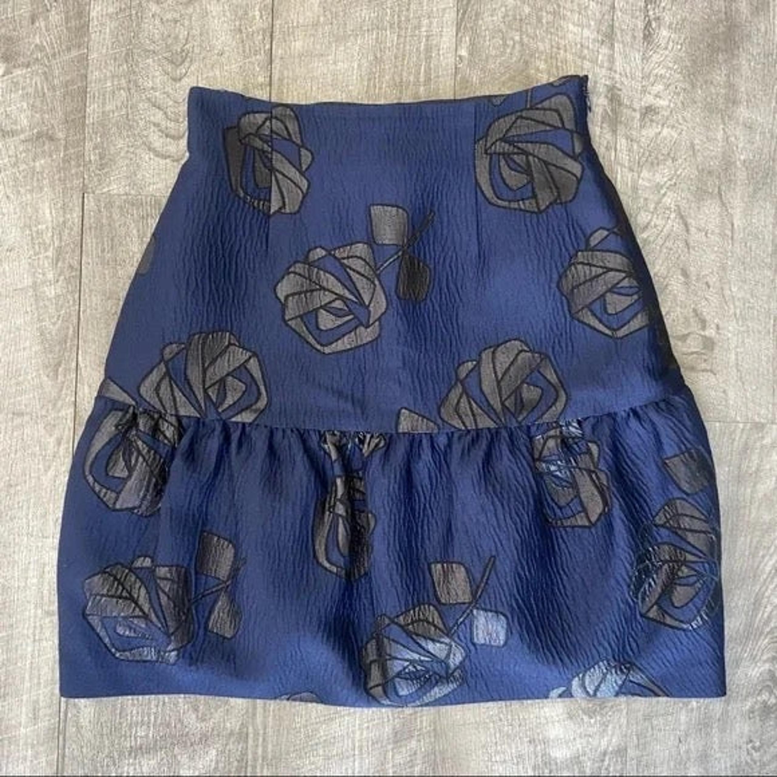 Moschino Cheap and Chic Floral Print Mini Skirt