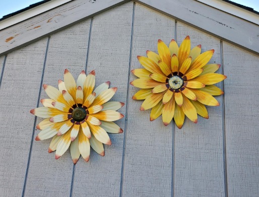 New Sunflower Wall Decor, Metal Flower Wall Art Decorations.