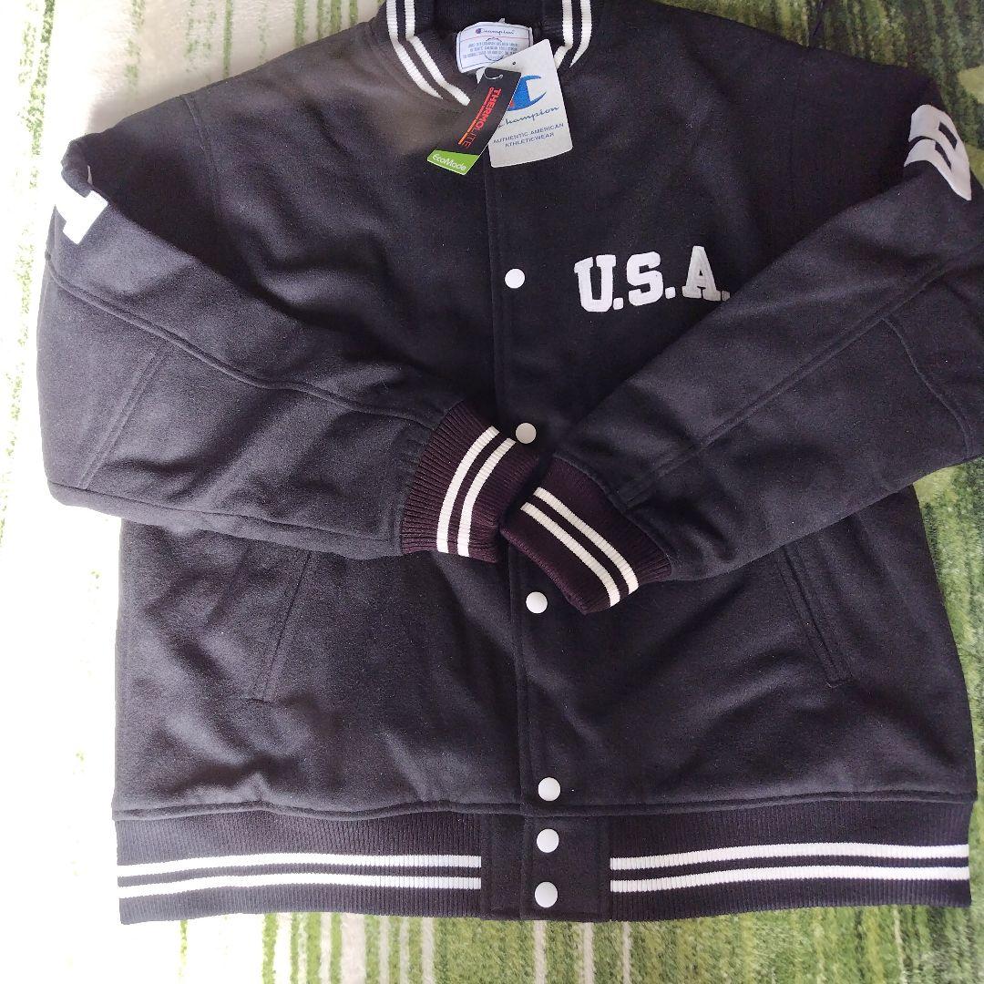 Champion Brand New Black Varsity Jacket