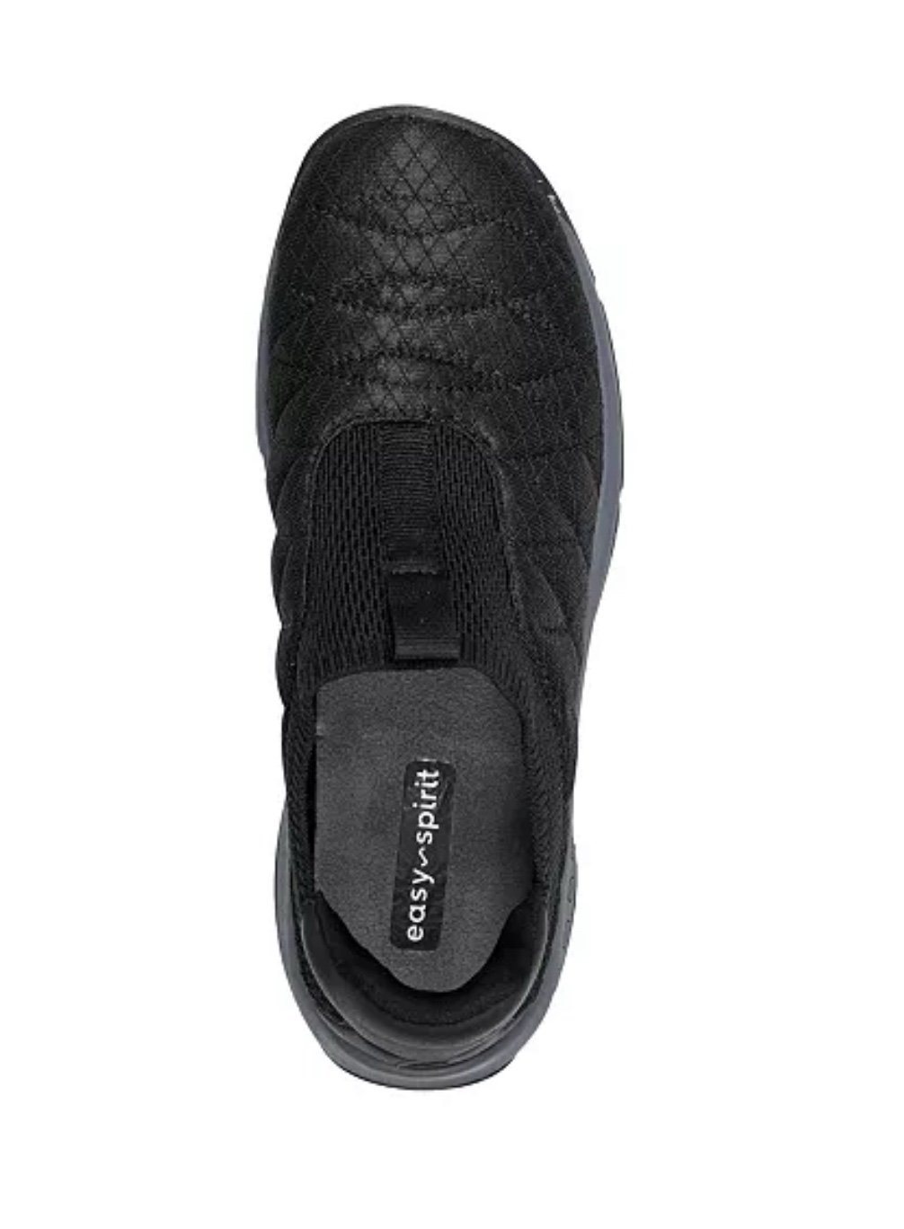 EASY SPIRIT WALLIS ATHLETIC SNEAKERS LIGHTWEIGHT SLIP-ON WOMENS BLACK SIZE 12W *
