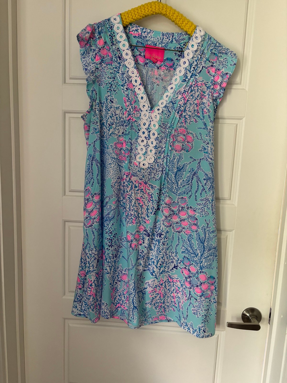 Lilly Pulitzer Joan Tunic Dress-Blue Ibiza-Now You Sea Me - L