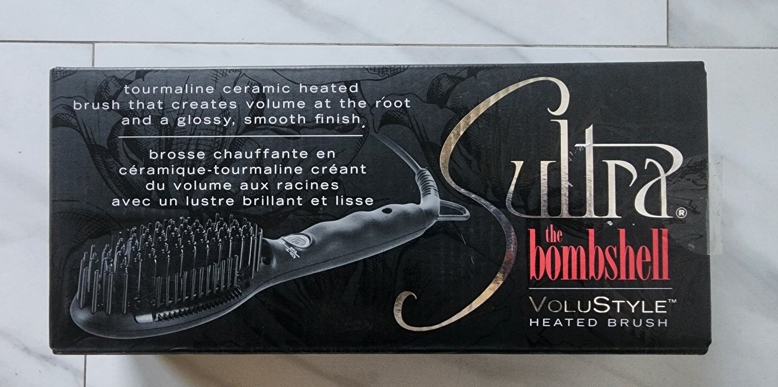 Heated hair brush