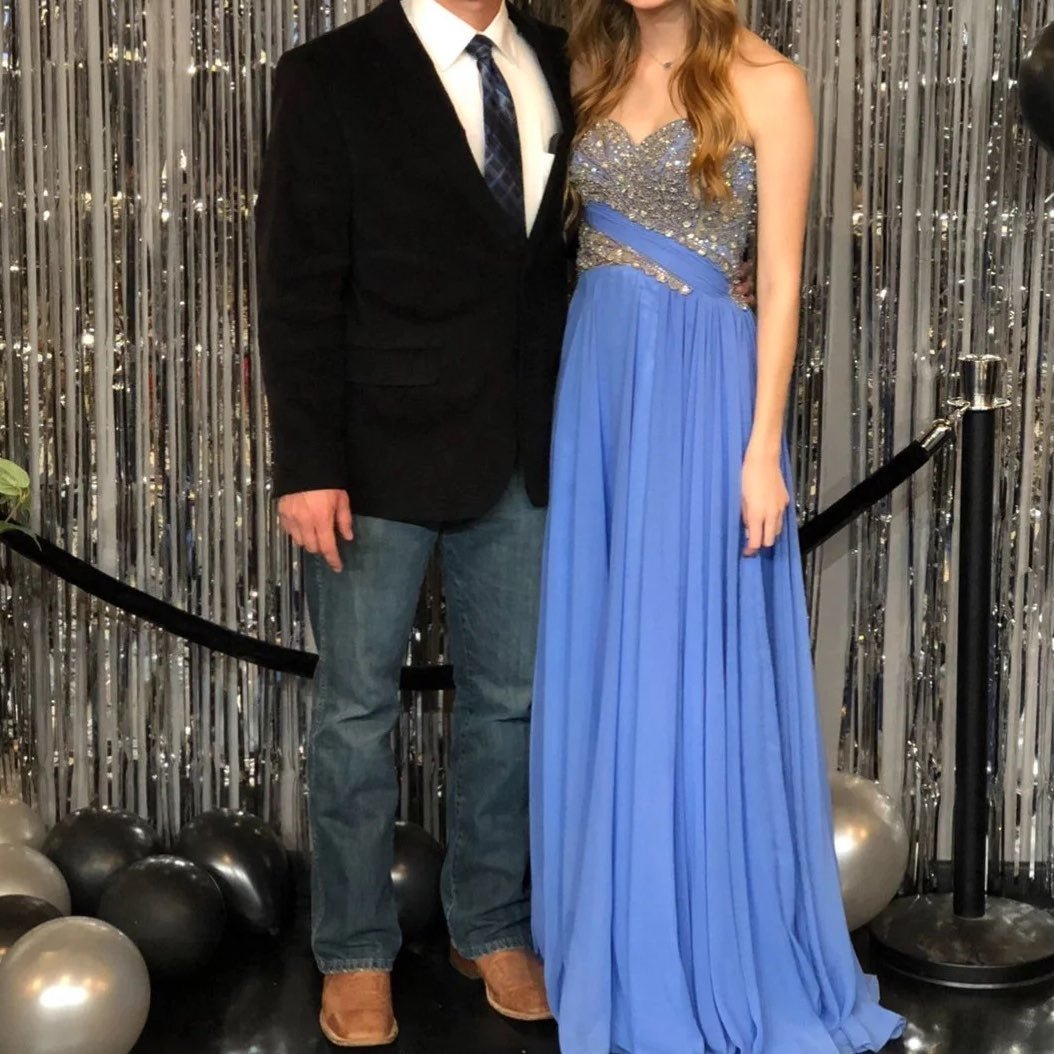 Sherri Hill Prom Dress 2 Periwinkle