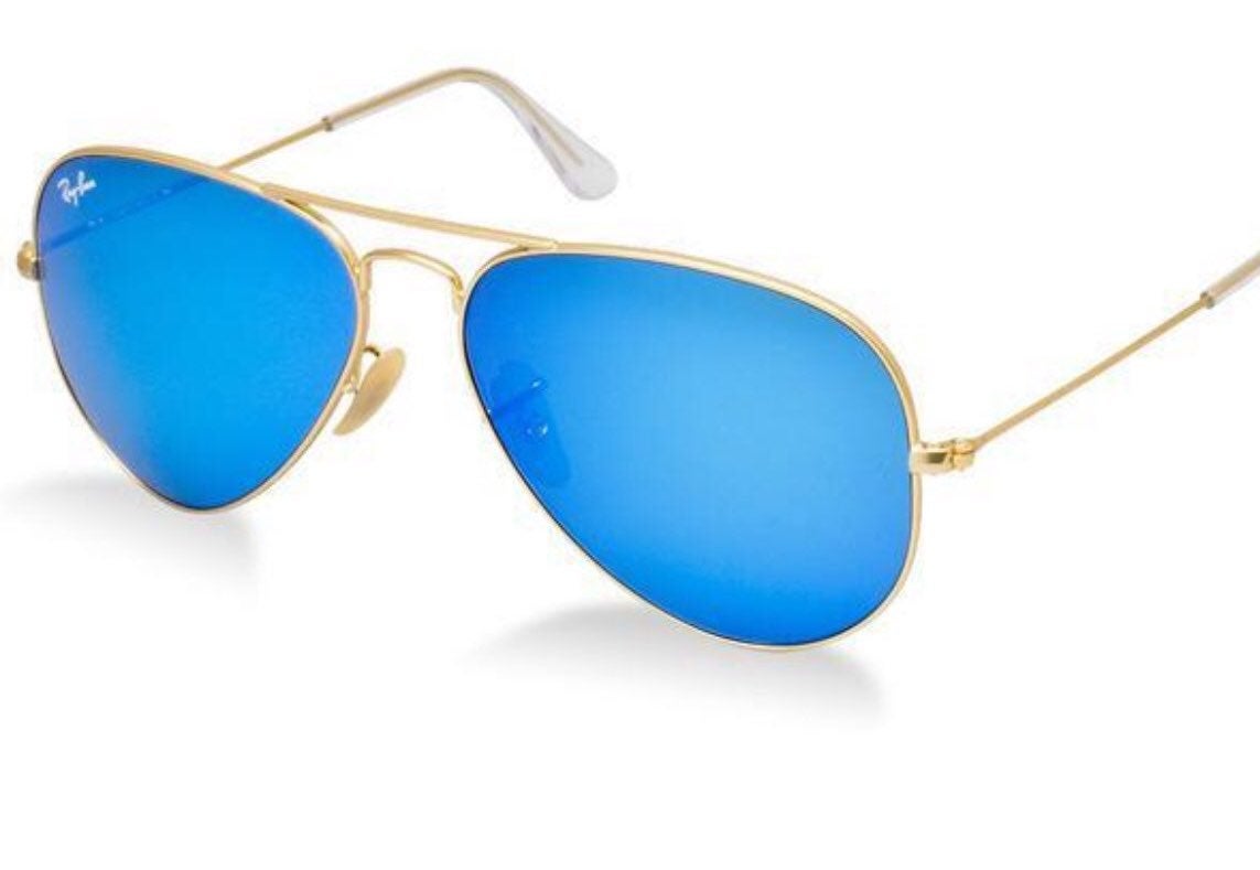 Blue Ray Ban Aviators