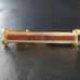 【Excellent Condition】Dior Dior Tie Pin CD Logo Gold Brown Woodgrain