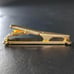 【Excellent Condition】Dior Dior Tie Pin CD Logo Gold Brown Woodgrain