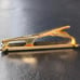 【Excellent Condition】Dior Dior Tie Pin CD Logo Gold Brown Woodgrain