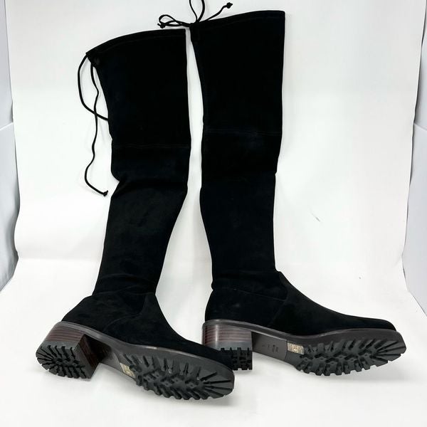 Stuart Weitzman Blair City Suede Over the Knee Boots Womens 7.5 NEW Black