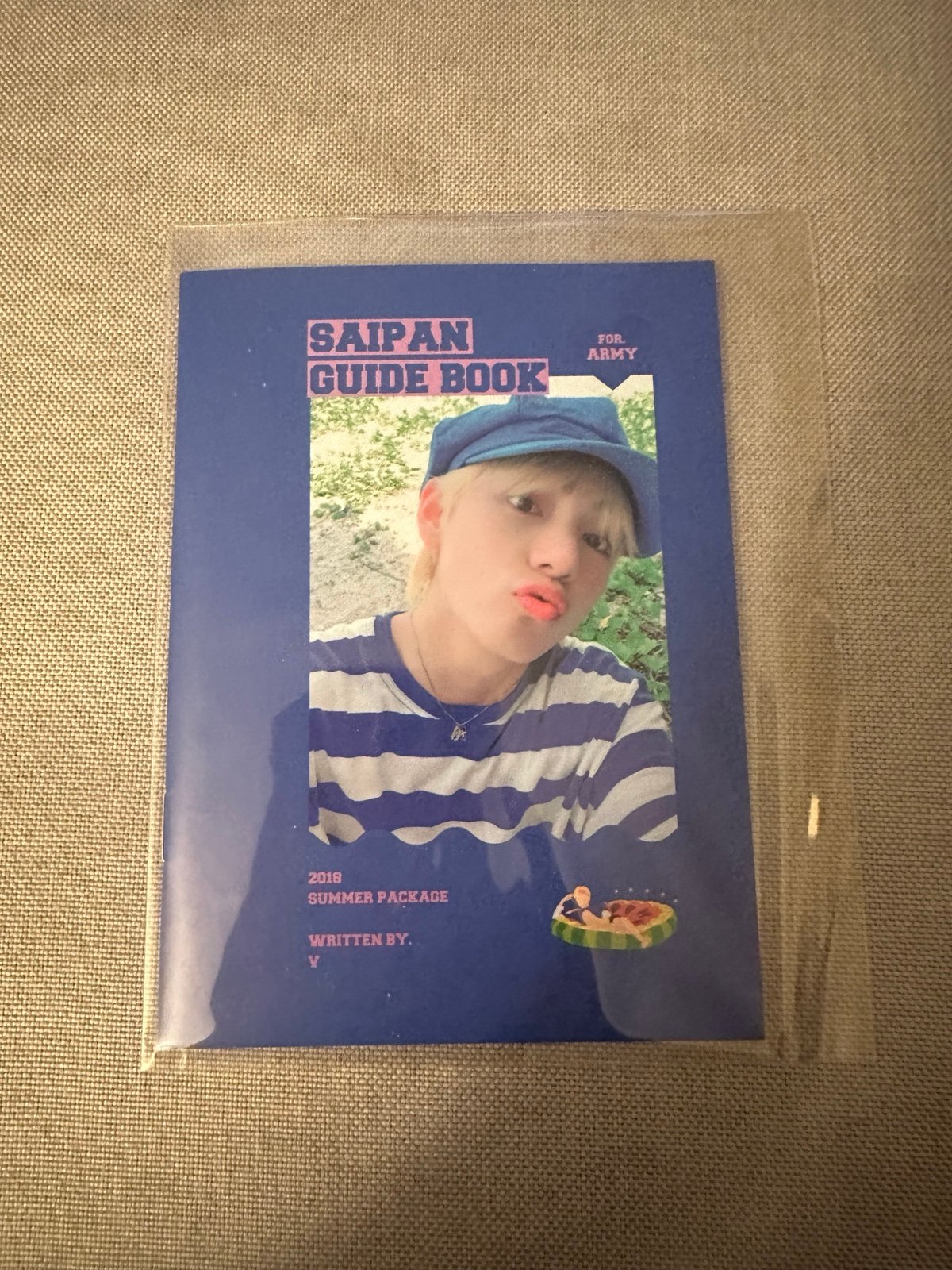 BTS Taehyung V Saipan Guide Book