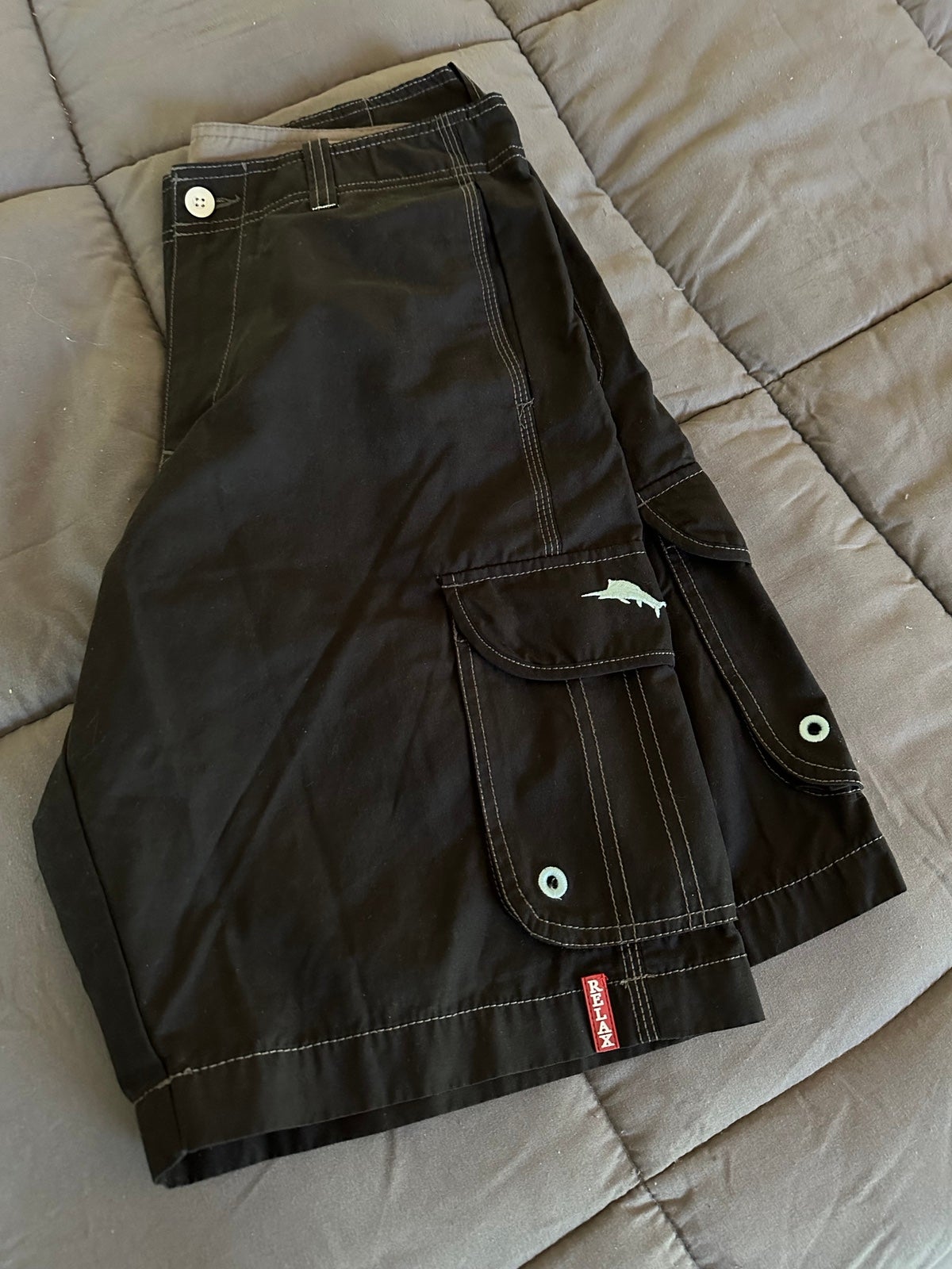 Tommy Bahama Relax black board shorts size 30