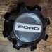 OEM 2017-2024 Ford F-250 F-350 SRW 8-Lug Black Wheel Center Cap Used