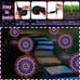 2 Pack Solar LED Garden Stake Lights, 180 LEDs Red White Blue Firework Lights
