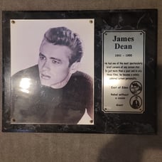 James Dean plaque