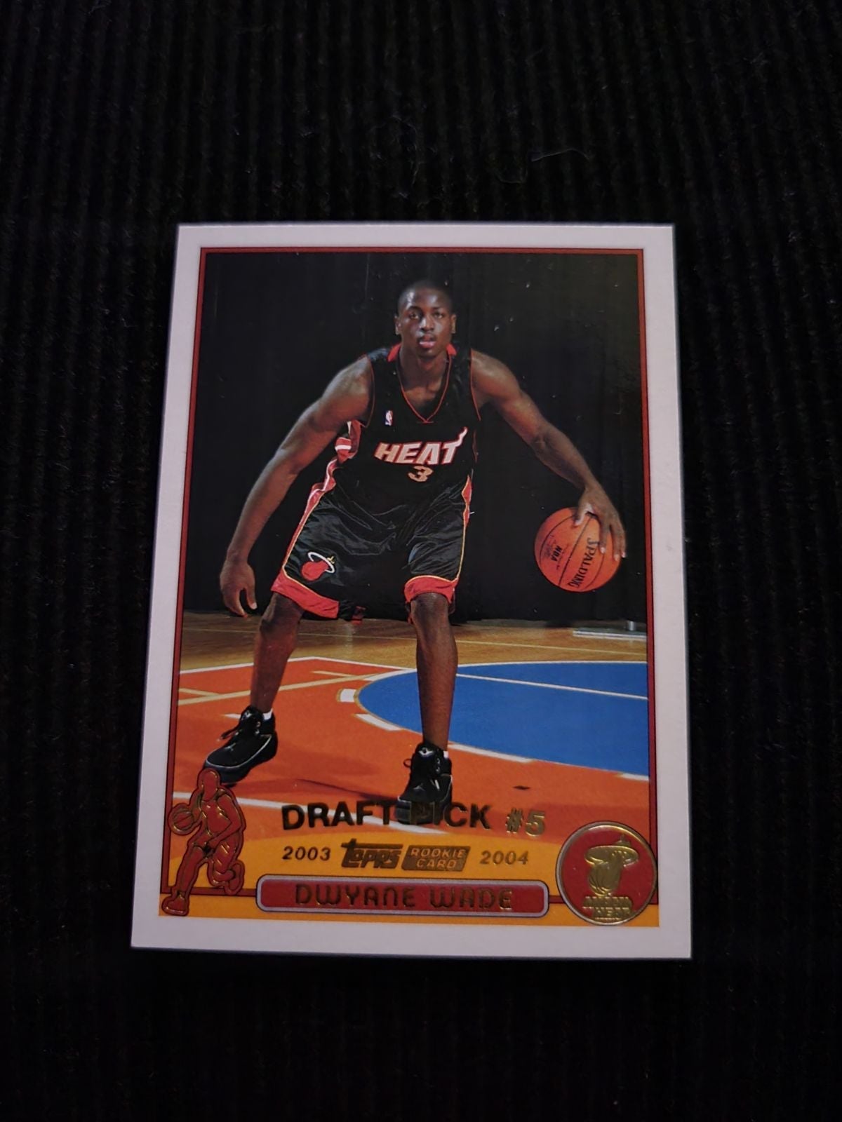 (RARE)Dwyane Wade Gold Topps Rookie Card