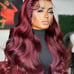 lace front wig human hair blended