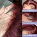 lace front wig human hair blended