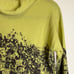 Lafayette 148 NY Women’s Sz S Citrus & Black 100% Cashmere Turtleneck Sweater
