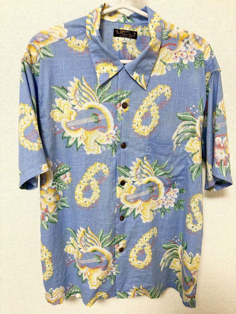 SUN SURF Aloha Shirt XL