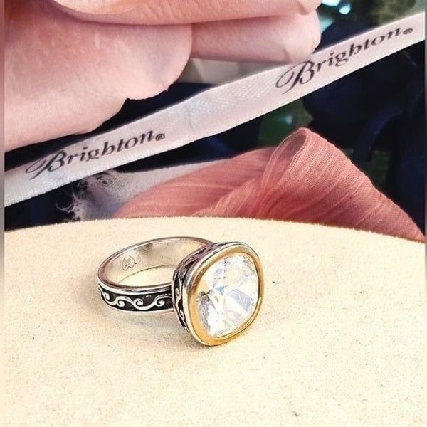 Brighton Venusian 2 Tone Crystal Ring